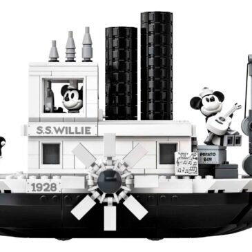 LEGO ha ufficialmente annunciato Steamboat Willie (21317) di LEGO Ideas
