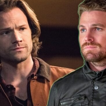 Stephen Amell e Jared Padaleck brindano alla fine di Arrow e Supernatural