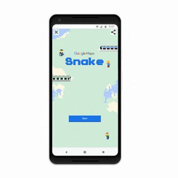 Snake è giocabile su Google Maps