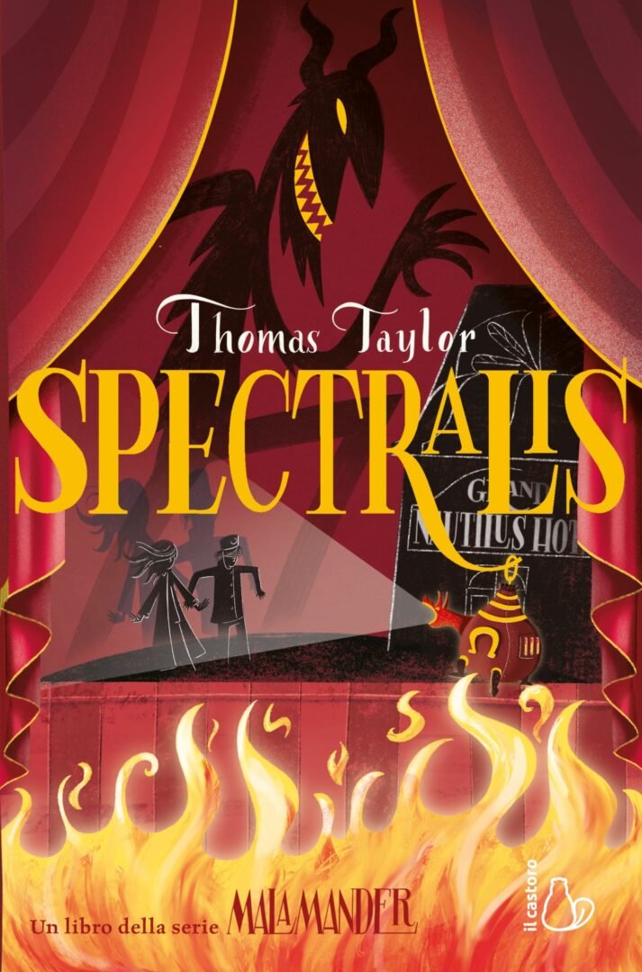 Cover italiana del libro Spectralis della serie Malamender. Recensione