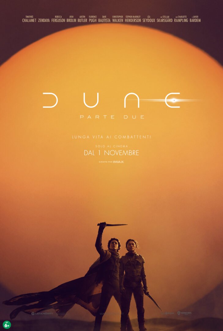 Il poster italiano del film Dune - Parte Due