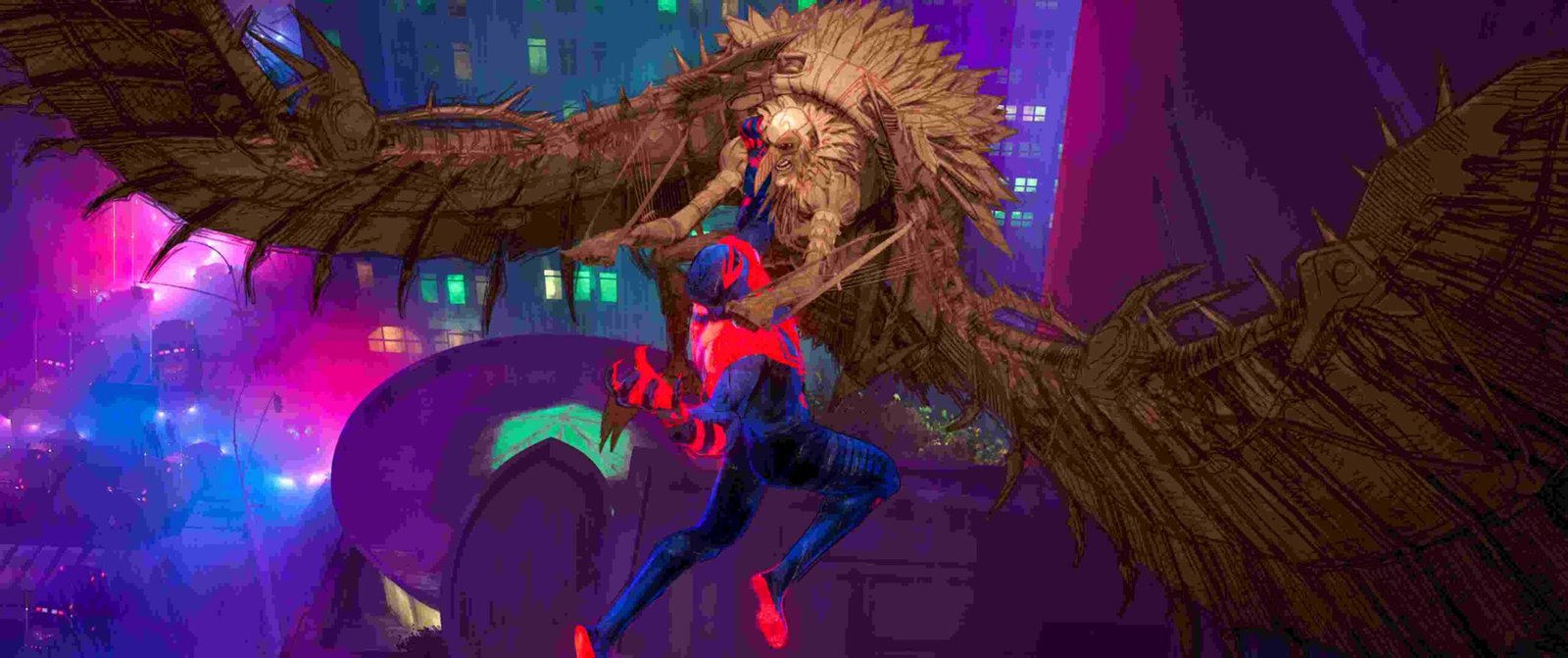 Spider-Man: Across the Spider-Verse Miguel O' Hara (spider-man 2099) e Vulture Avvoltoio Recensione