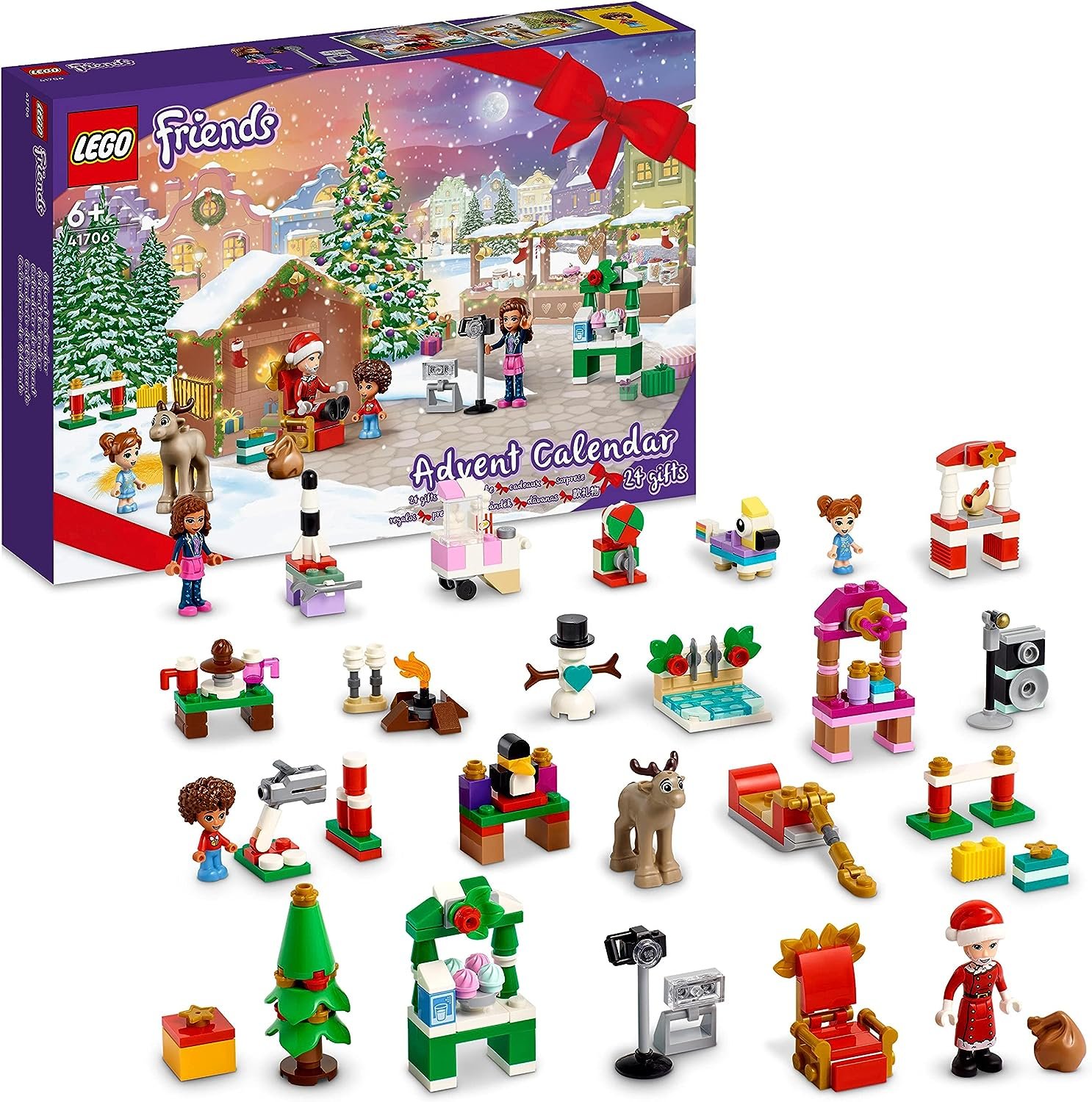 LEGO 41706 Friends Calendario dell'Avvento