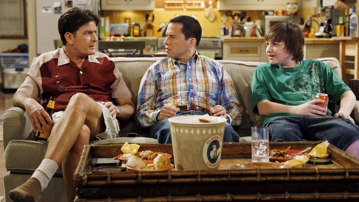 -Il cast della serie Due Uomini E Mezzo