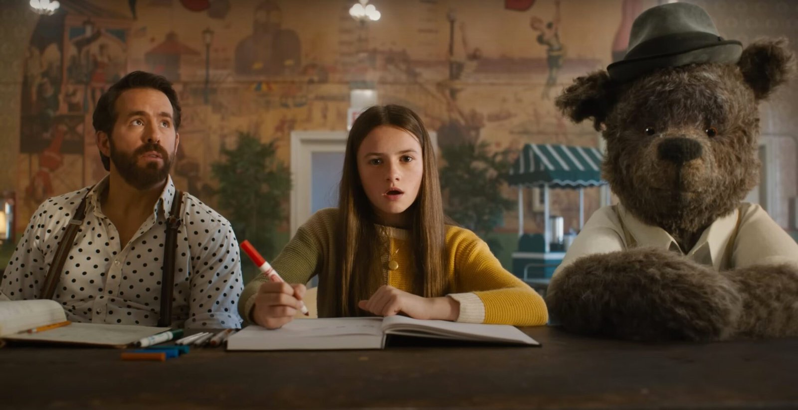 Scena di IF - Gli amici immaginari con Ryan Reynolds e Cailey Fleming