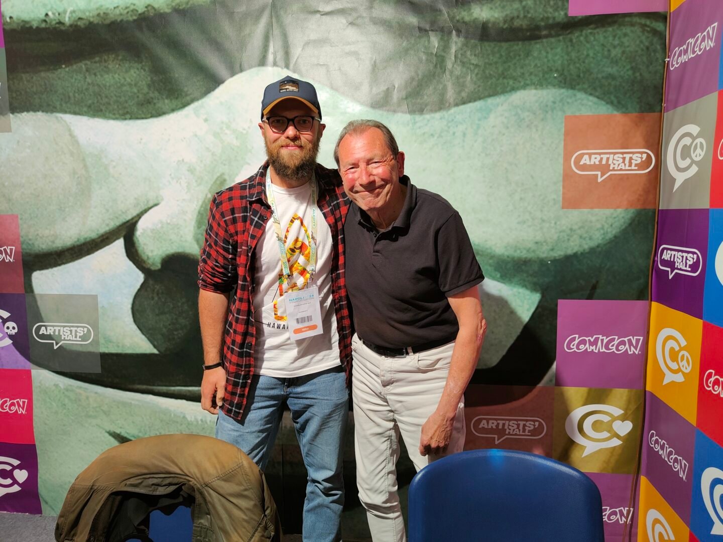 Rostislav Kovalskiy con il maestro David Lloyd