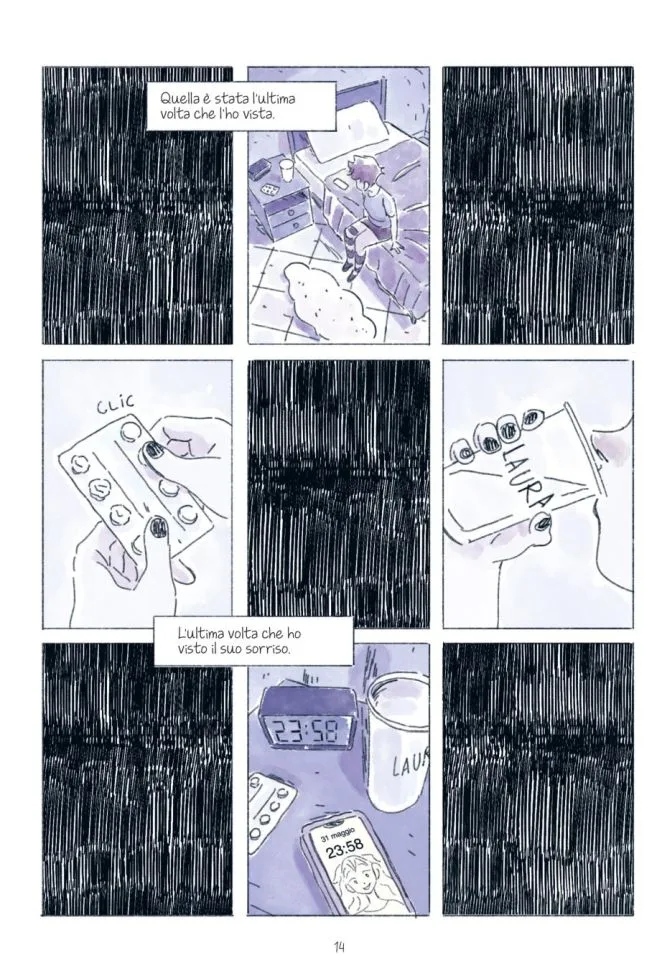 Tavola del fumetto Hearbreak Hotel