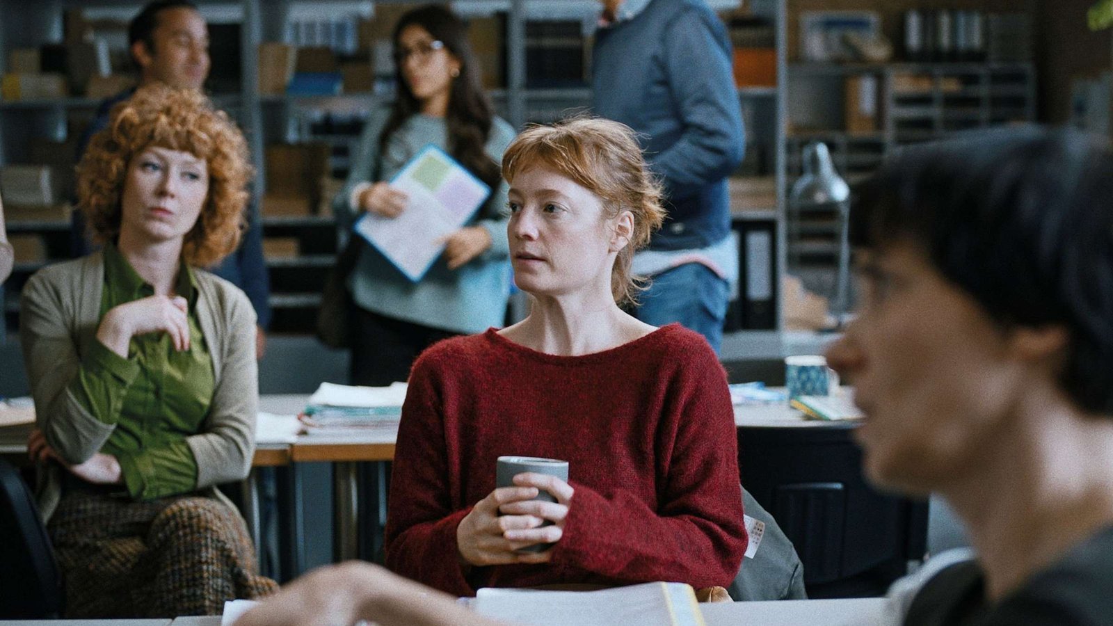 Una scena del film La sala Professori in versione Blu RAy