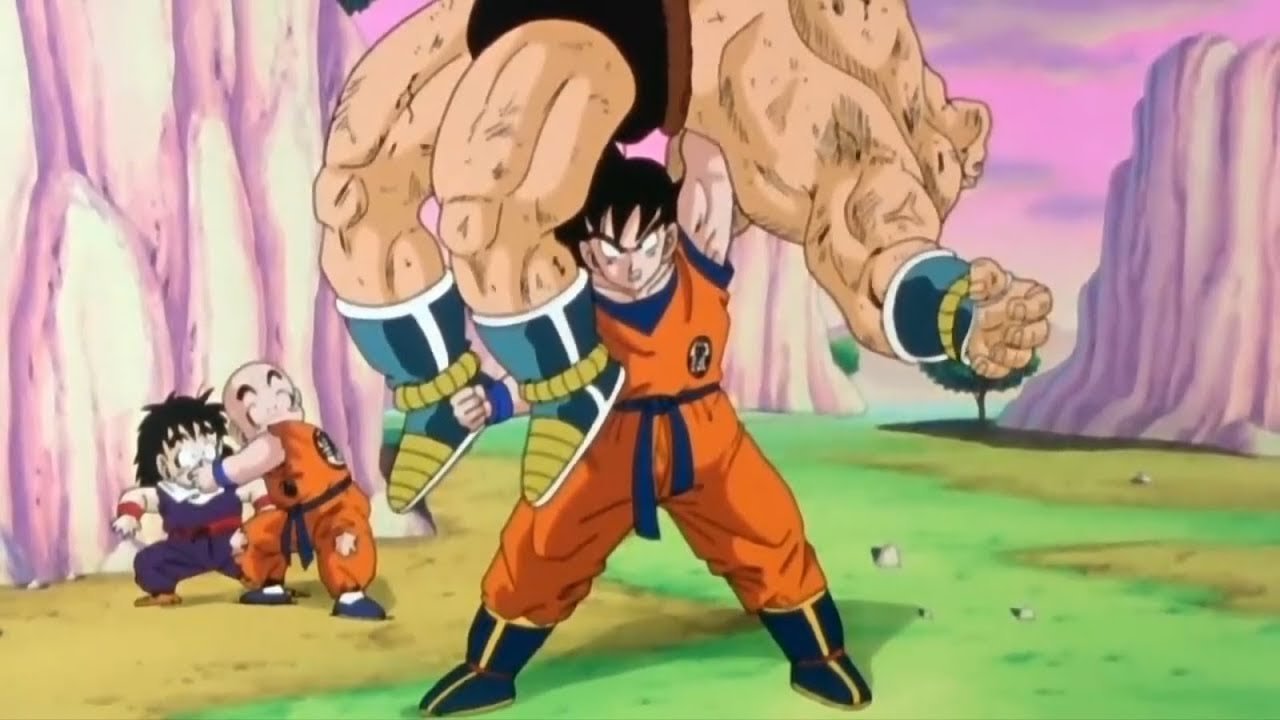 Goku vs Nappa (Saga dei Saiyan)