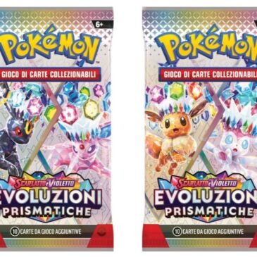 Eevee e le sue evoluzioni scintillano nell’espansione Scarlatto e Violetto – Evoluzioni Prismatiche del GCC Pokémon!