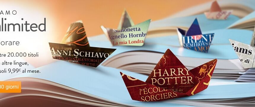 Kindle Unlimited a 0,99 € per tre mesi
