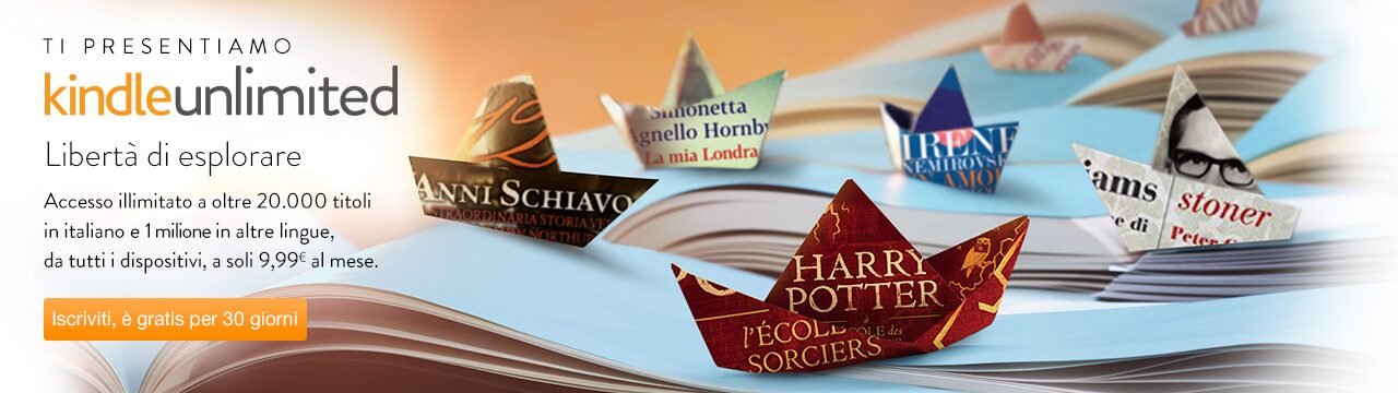 Kindle Unlimited a 0,99 € per tre mesi