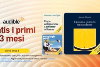 Audible gratis per tre mesi