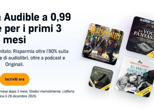 L'abbonamento ad Audible di Amazon