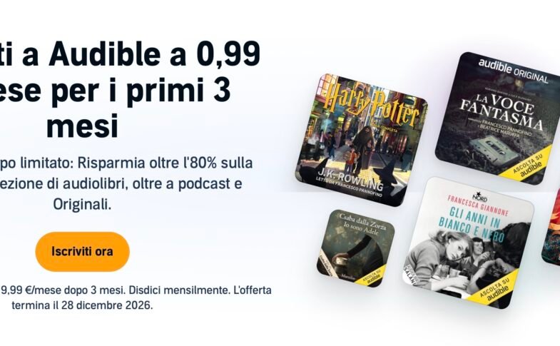 L'abbonamento ad Audible di Amazon